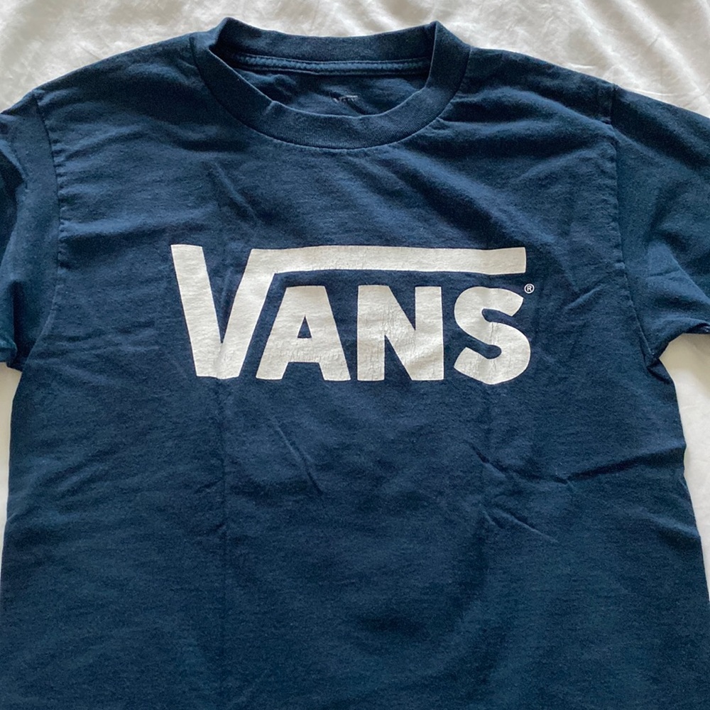Navy blue vans tshirt